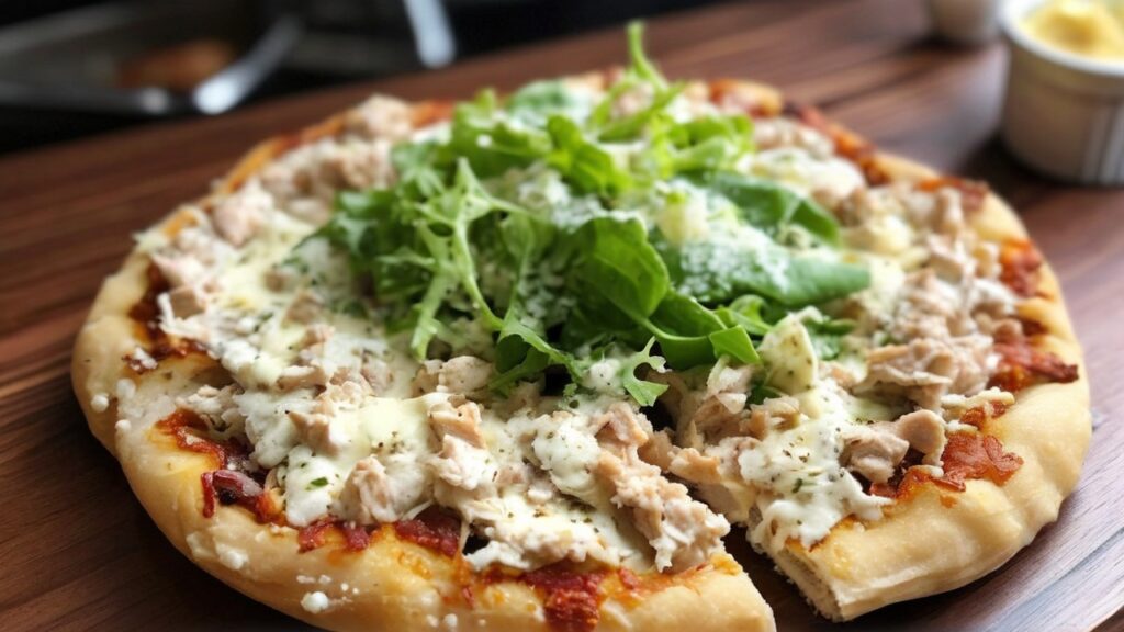 Ultimate Chicken Crust Caesar Salad Pizza: A Low-Carb, Protein-Packed Delight